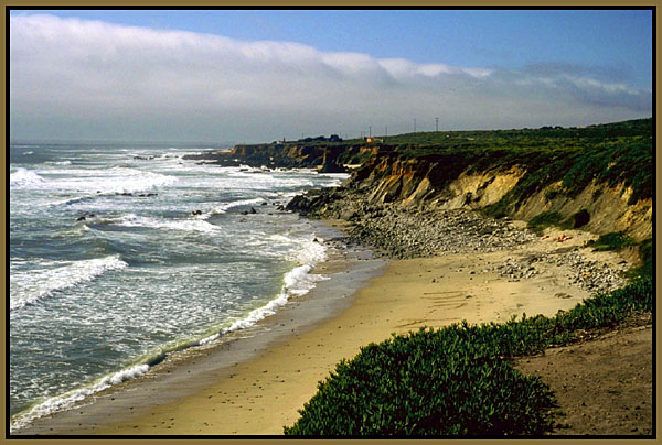 A scene along the California coast.