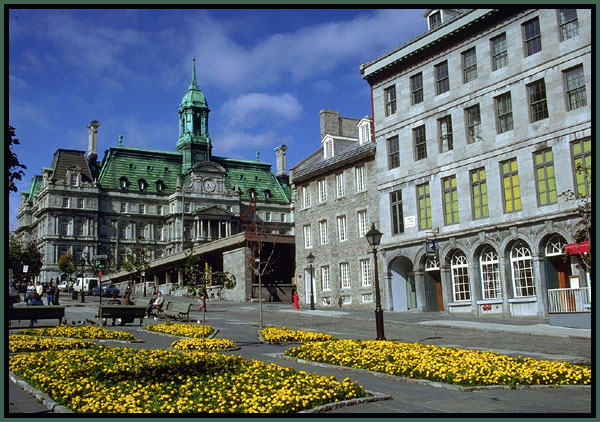 A scene in Montreal, Canada.