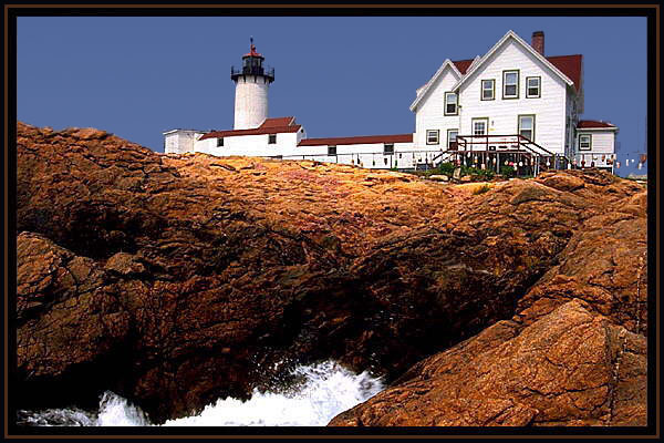 A lighthouse in Maine.