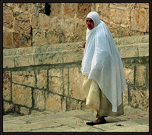 Arab woman. Jerusalem, Israel.