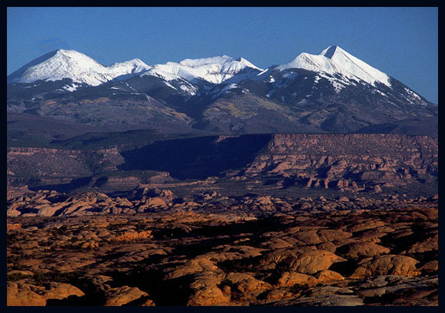 A view from Arches National Park, Utah