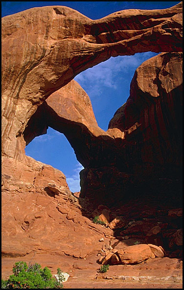 Double Arch. Arches National Park, Utah