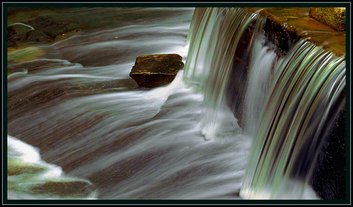 Water over the dam.