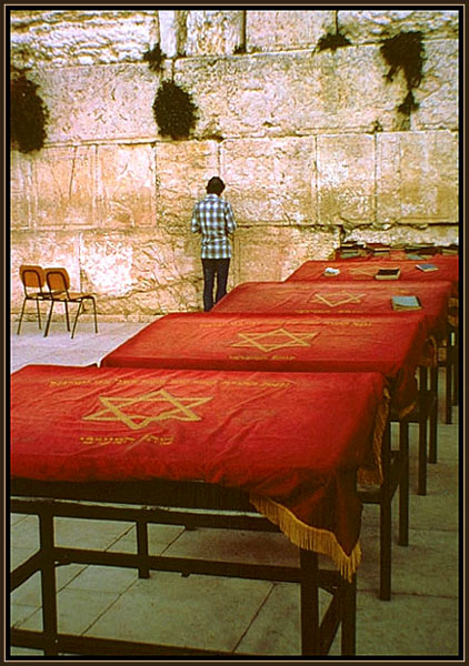 Prayers at the Wall. Jerusalem, Israel.