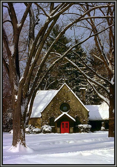 The red door. Norwood, NJ