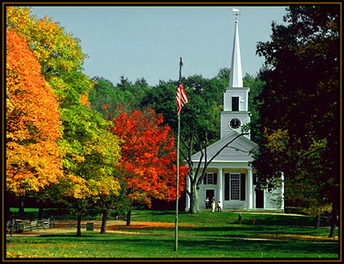 The church at Sturbridge, MA.