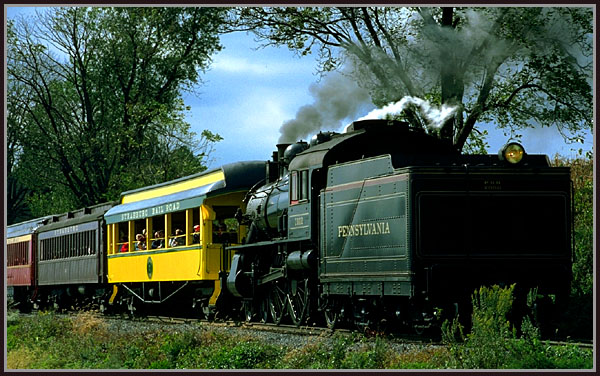 The steam train. Lancaster, PA.